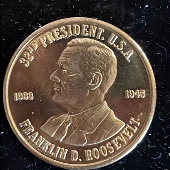 Vintage-1981-Reader’s Digest “A Coin History of US Presidents” President FDR #2 - Picture 1 of 14